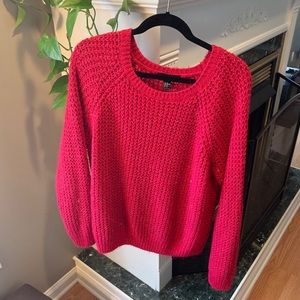 Hot pink F21 sweater 3X
